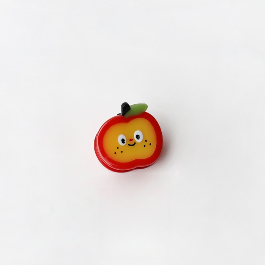 Beau - Cute Apple Shape Acetate Board Claw Clip