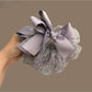 Gifty - Floral Bow Polyester Scrunchie
