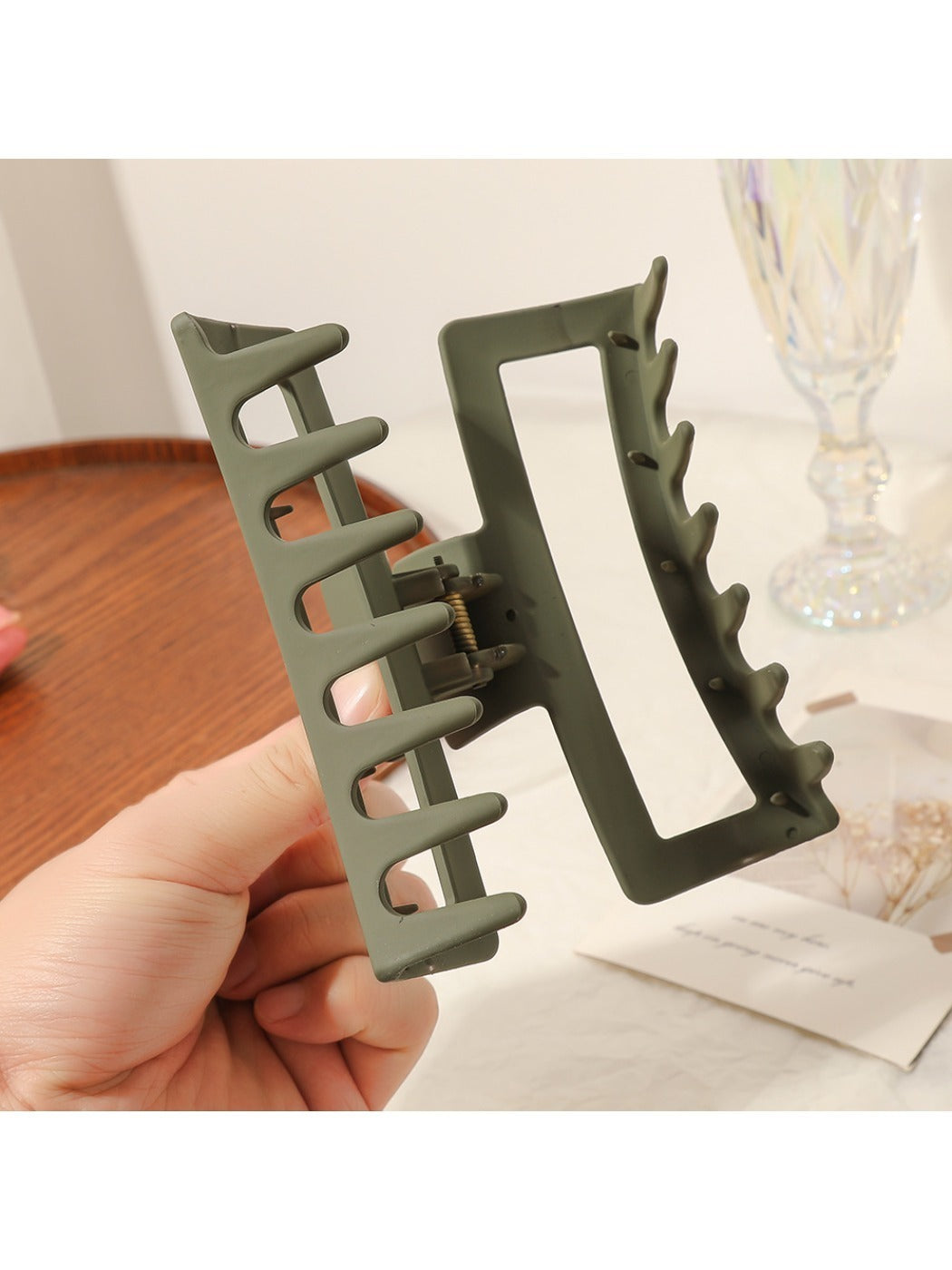 Beau - Rectangle Matte Claw Clip