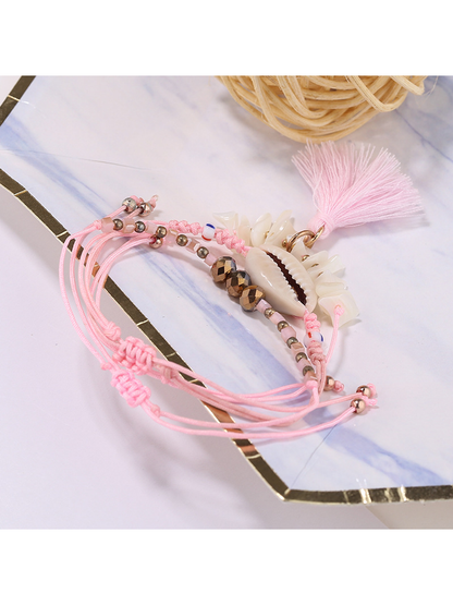 Lovra - Bohemian Tassel Multilayer Beaded Bracelet