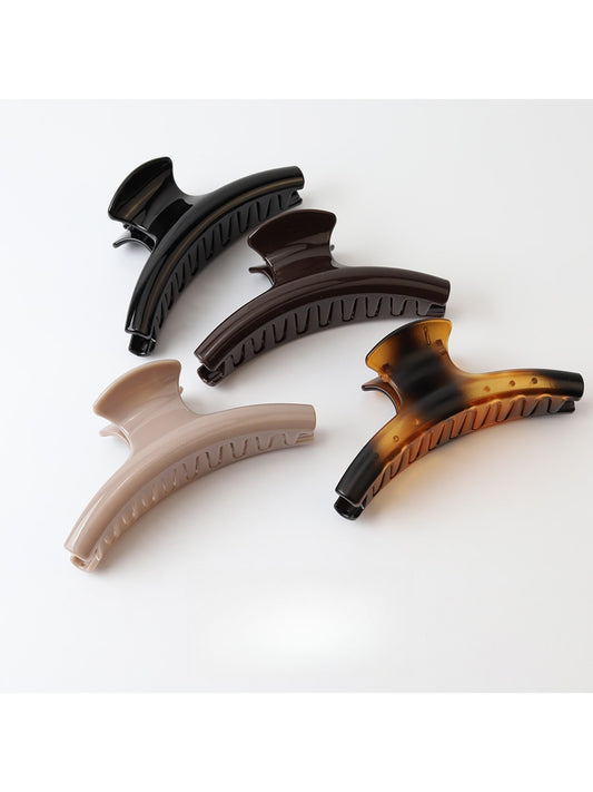 Beau - Geometric Curved Hair Claw Clip