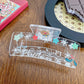 Beau - Christmas Theme Print Openwork Claw Clip