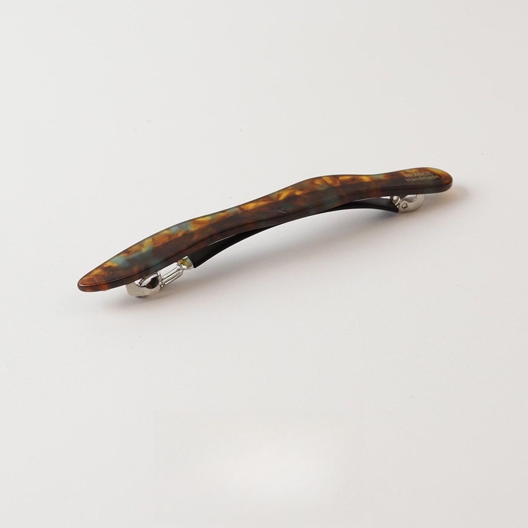 Beau - Elegant Marbled Print French Barrette