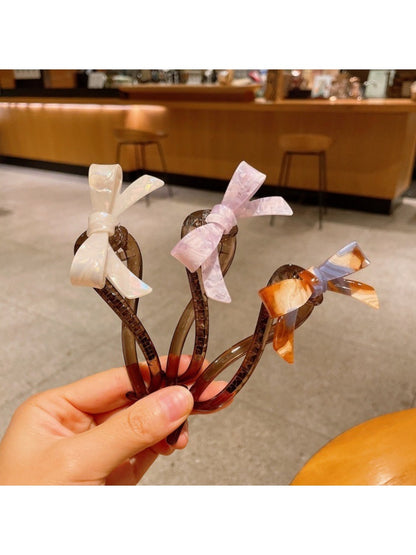 Beau - Vintage Bow Shaped Hair Claw Clip