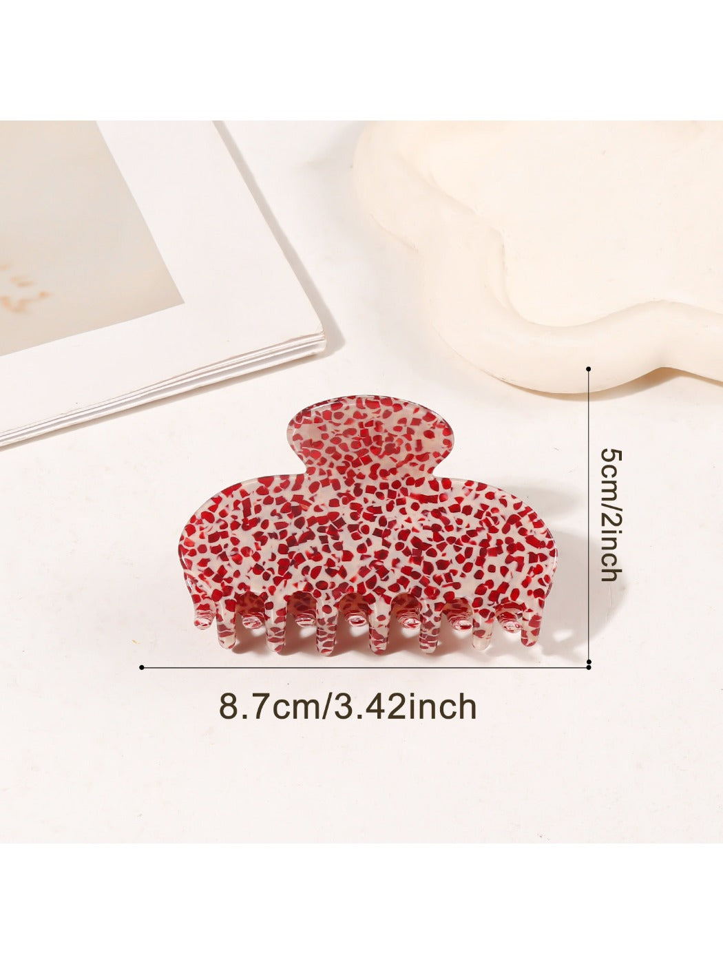 Beau - Chic Polka Dot Hair Claw Clip