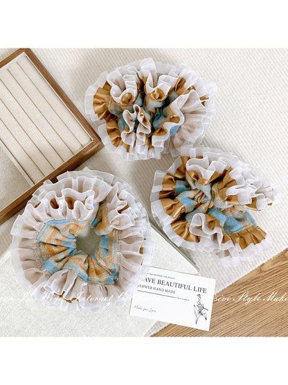 Gifty - Elegant Lace Trim Hair Ties