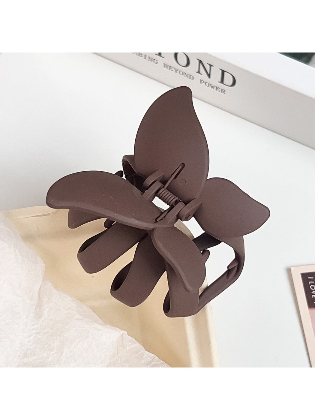 Beau - Butterfly Shape Matte Finish PS Claw Clip