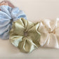 Gifty - Versatile Solid Color Satin Scrunchie