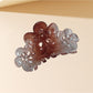Beau - Gradient Three Flowers Plastic Claw Clip