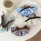 Beau - Pleated Bow Fabric Banana Clip Hair Clip