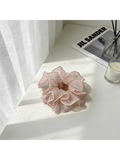 Gifty - Minimalist Polyester Circle Detail Scrunchie
