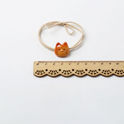 Gifty - Cute Cartoon Cat Face Elastic Hair Tie