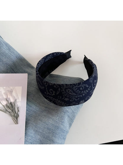 Gifty - Vintage Paisley Pattern Scrunchie Hair Hoop