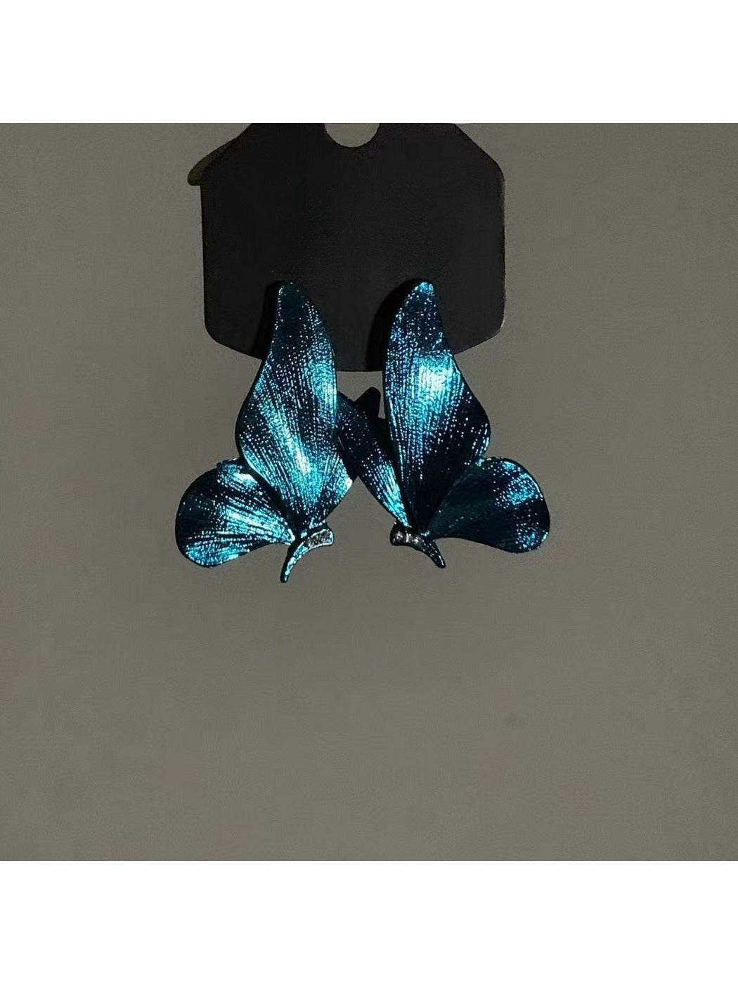 Earedge - Chic Blue Butterfly Earrings