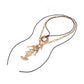 Nozari - Adjustable Fish Bone and Small Fish Necklace