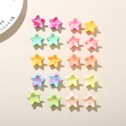 Beau - Sweet Star Shape Glossy Side Styling Claw Clip