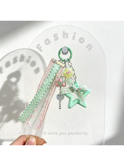 Keypus - Hollow Acrylic Five-Point Star Charm Keychain
