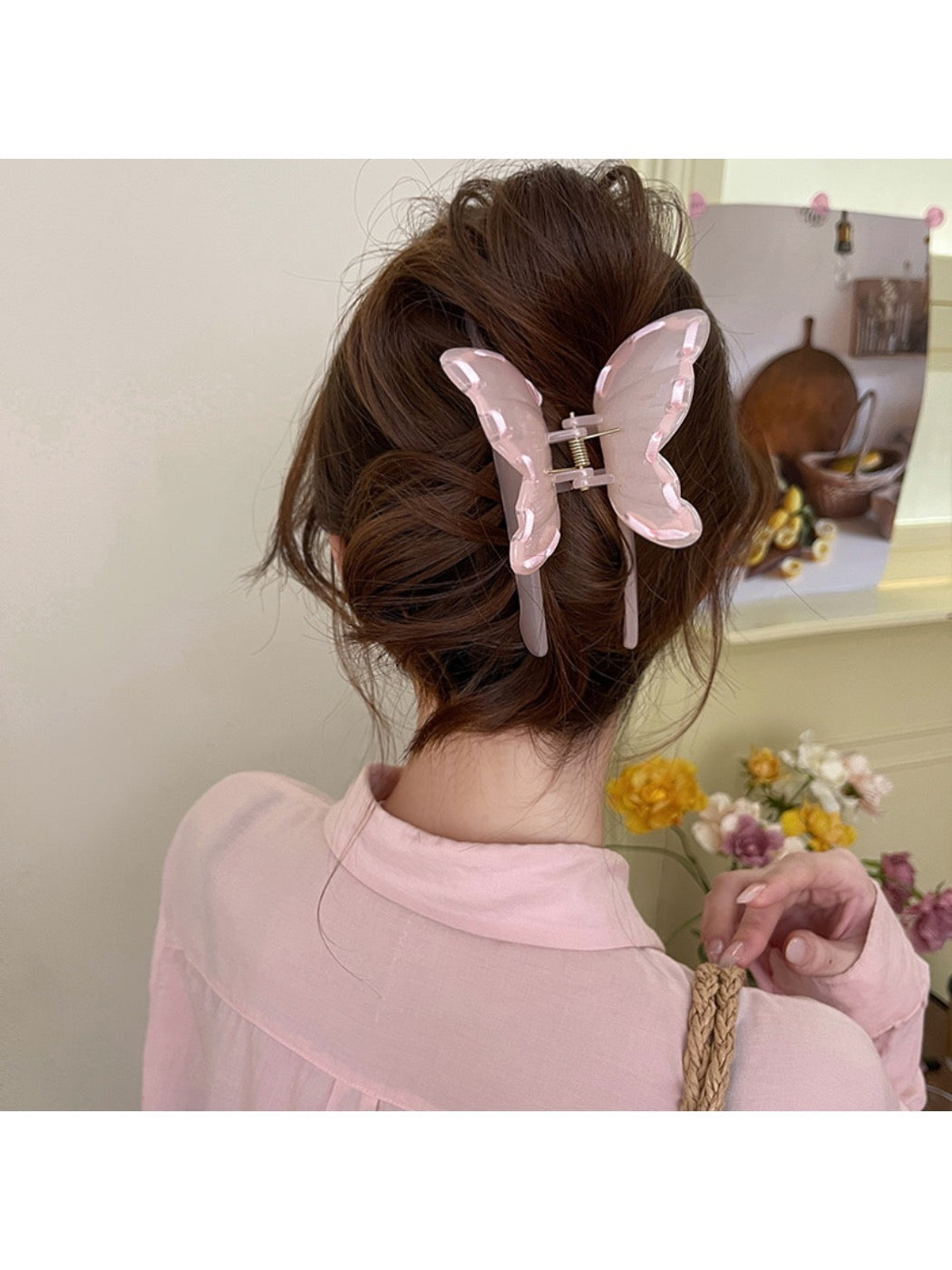 Beau - Sweet Ballet Ribbon Bow Claw Clip