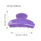 Beau - Flower Pattern Acetate Fiber Hair Claw Clip