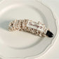 Beau - Plaid Gathered Fabric Decorative Banana Clip