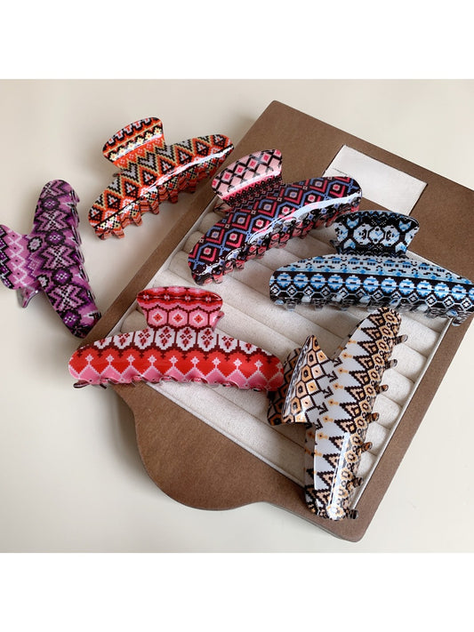 Beau - Elegant Stylish Plaid Hair Clip