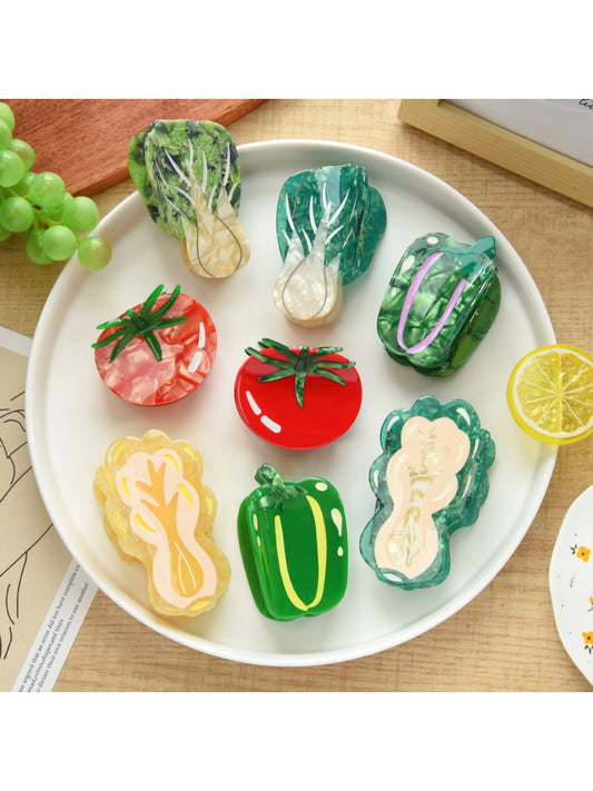 Beau - Fruit Vegetable Acetate Hair Claw Clip