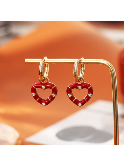 Earedge - Heart Shaped Detachable Earrings