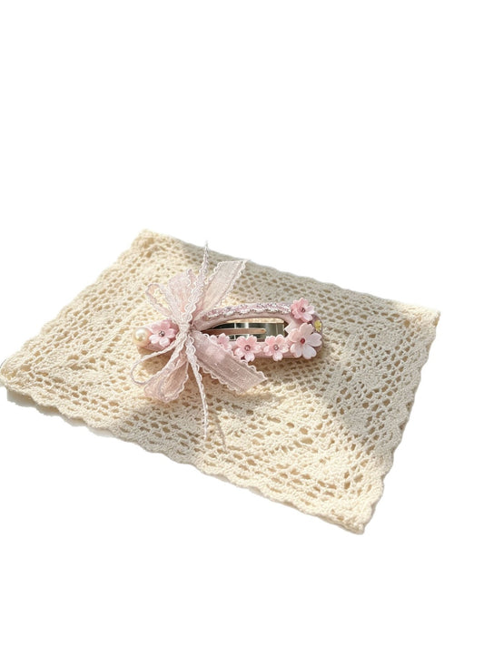 Beau - Plastic Alloy Floral Side Hair Clip