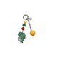 Keypus - Cartoon Beaded Printed Bag Charm Keychain