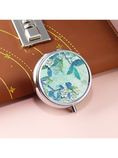 Mirroray - Cute Triple Compartment Round Compact Mirror