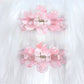 Side view of Beau wavy pink hair clip highlighting wave design