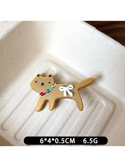 Gifty - Kitten Shape Hair Clip and Hair Tie