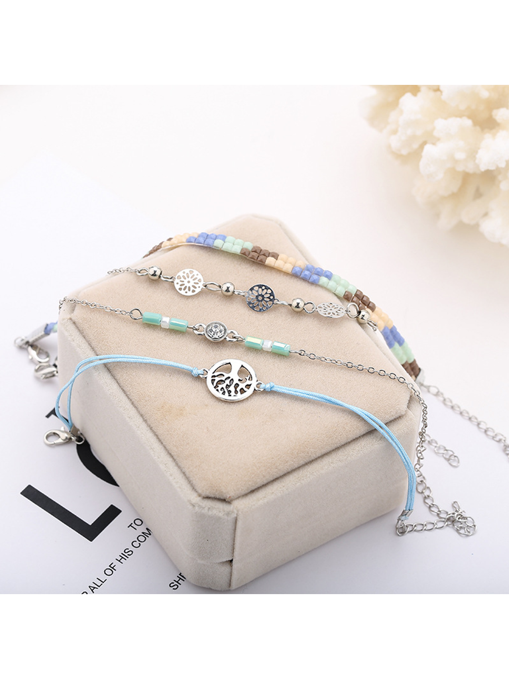 Lovra - Bohemian Tree Of Life Beaded Bracelet