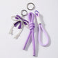 Keypus - Elegant Bow Pendant Cord Keychain