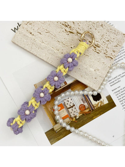 Keypus - Crochet Daisy Flower Keychain
