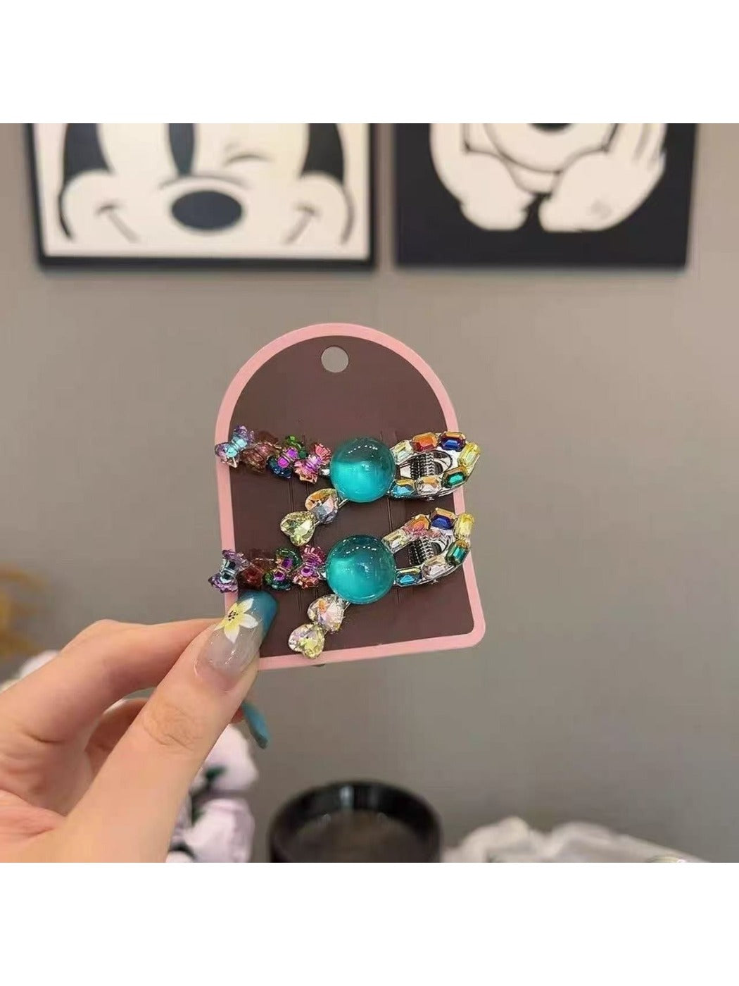 Beau - Dopamine Icy-Clear Beaded Hair Clip
