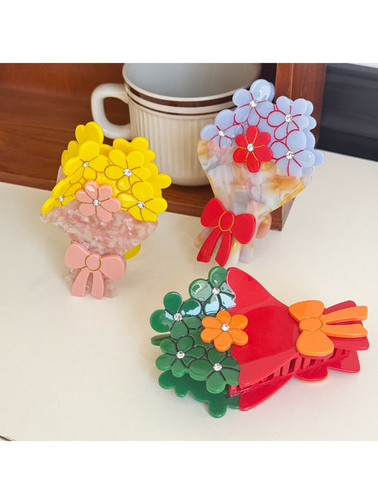 Beau - Acetic Acid Bouquet-shaped Hairpin