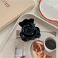 Beau - Glossy Rose Flower Acrylic Alloy Claw Clip