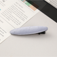 Beau - Solid Color Polyester Oval Hair Clip