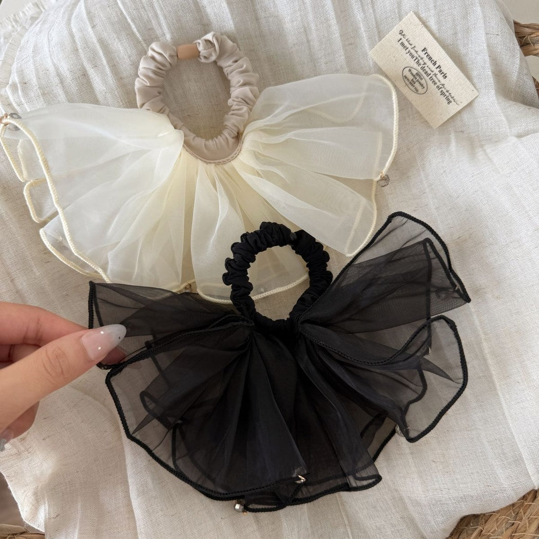 Gifty - Sheer Ruffle Organza Style Scrunchie
