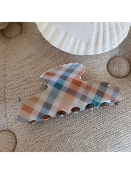 Beau - Delicate Plaid Hair Clip