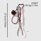 Keypus - Glitter Fruit Charm Woven Cord Decorative Keychain