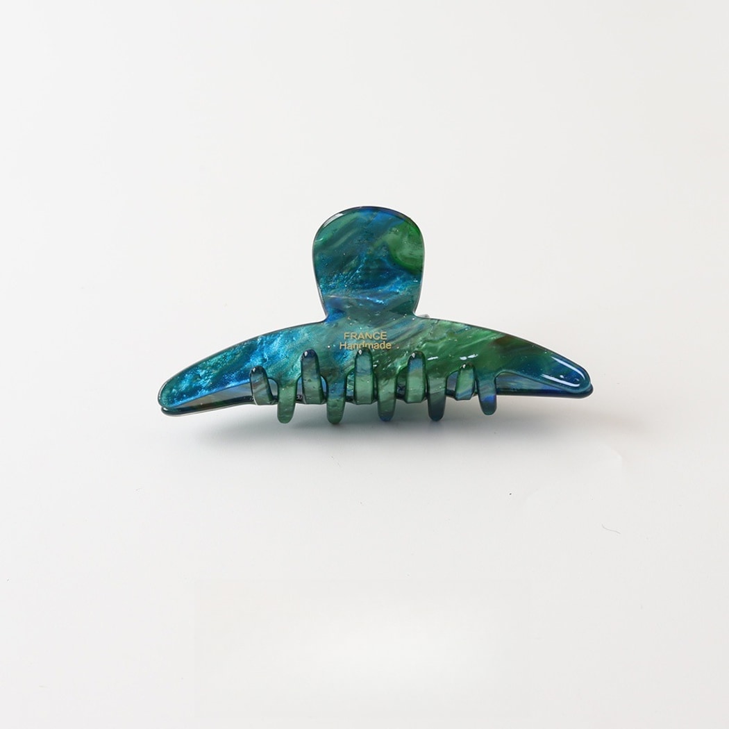 Beau - Curved Starry Design PVC Claw Clip