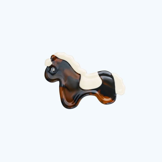 Beau - Cute Cartoon Horse Motif Side Barrette