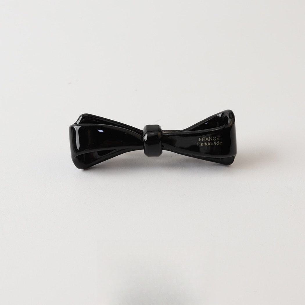 Beau - Glossy Bow Acetate Hair Clip