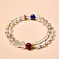 Lovra - Minimal Geometric Crystal Beaded Bracelet