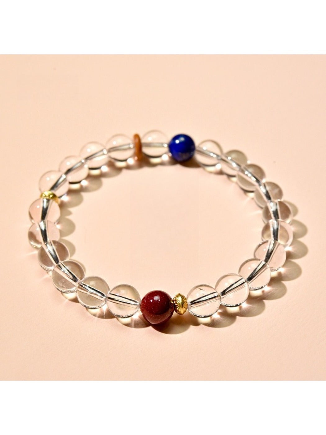 Lovra - Minimal Geometric Crystal Beaded Bracelet
