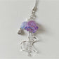 Keypus - Clear Look Jellyfish Alloy Plastic Keychain