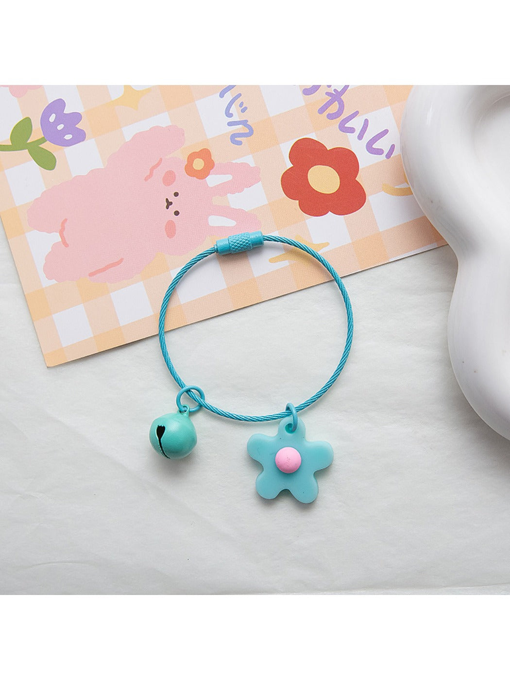 Keypus - Candy-Colored Flower Bell Keychain