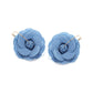 Earedge - Rose Inspired Fabric Floral Dangle Earrings